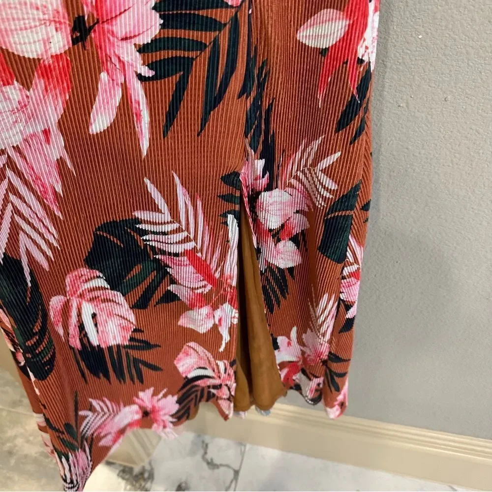 Camila Coelho | XS | Cassy Midi Dress Floral Tropics summer beach halter dress - Picture 9 of 13